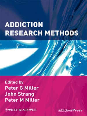 cover image of Addiction Research Methods